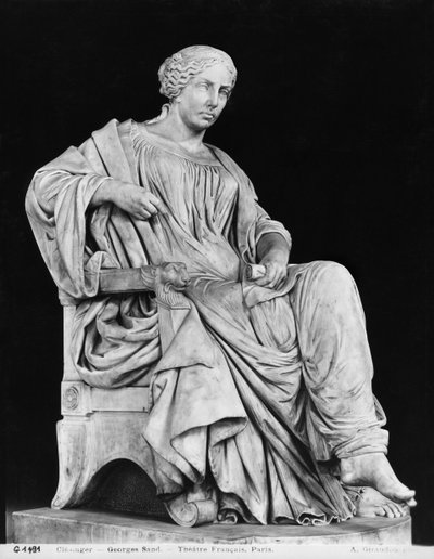 ジョージサンド、1877年（大理石） 作： Jean Baptiste Auguste Clesinger